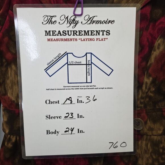 Elementz Corduroy Blazer Floral Womens M  Coat Light Weight Fall Autumn Business - Picture 10 of 10